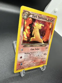 2002 Pokemon Neo Destiny Dark Typhlosion Holo Rare #10/105 WOTC Vintage - Image 2