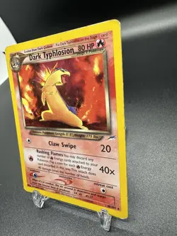 2002 Pokemon Neo Destiny Dark Typhlosion Holo Rare #10/105 WOTC Vintage - Image 3