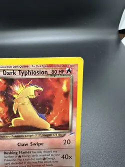 2002 Pokemon Neo Destiny Dark Typhlosion Holo Rare #10/105 WOTC Vintage - Image 4