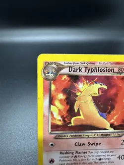 2002 Pokemon Neo Destiny Dark Typhlosion Holo Rare #10/105 WOTC Vintage - Image 5