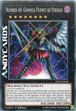 NUMBER 40: GIMMICK PUPPET OF STRINGS • Comune • LED5 EN043 • 1Ed • Yugioh! - Image 1
