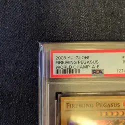 Yu-Gi-Oh PSA8 Firewing Pegasus WCS-AE503 Limited Edition 2005 English - Image 2