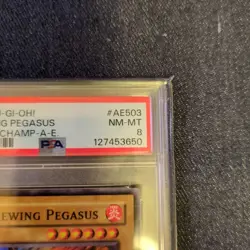 Yu-Gi-Oh PSA8 Firewing Pegasus WCS-AE503 Limited Edition 2005 English - Image 3