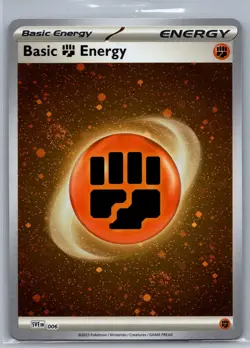 Pokemon TCG S&V 151 Fighting Energy Cosmos Holo - Image 1