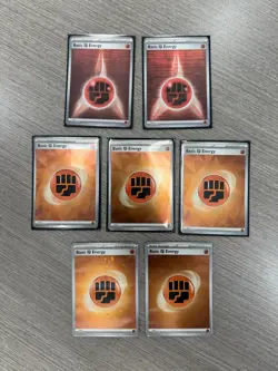 Lot of 7 Pokemon TCG Fighting Energy Halo Cards - NM - Image 1