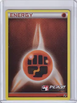 Fighting Energy Plaid Holo #110 Play Pokemon League & Championships 2011 TCG - Image 1