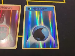 Pokemon TCG Lot (2) - Evolutions Reverse Holo Energy Water 93/108 & Fighting 96 - Image 2