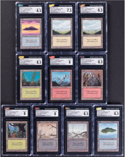 Alpha Basic Land Set of all 10 Magic the Gathering - Image 1