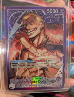 One Piece OP14-060 Donquixote Doflamingo Alt Art English The Azure Sea's Seven - Image 1