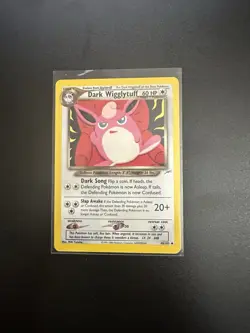 Pokemon TCG Dark Wigglytuff Neo Destiny Uncommon Card - Image 1