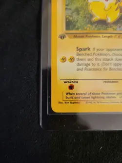 1999 Pokemon TCG 1st Edition Pikachu Jungle Set #60/64 LP-NM! - Image 3