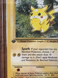 1999 Pokemon Jungle Pikachu 60/64 1st Edition RARE VINTAGE TCG WOTC - Image 2