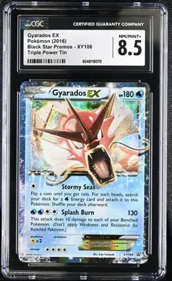 Gyarados EX Black Star Promo XY106 Pokemon (2016) XY106 CGC 8.5 NM/MINT+ - Image 1