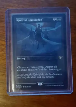 1x - Kindred Dominance - ETCHED FOIL #515 - Commander Masters - NM MTG - Image 1