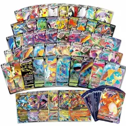 Pokemon Card Gold Pack 25 Cards VSTAR VMAX V EX GX HOLOs included Official TCG - Image 3