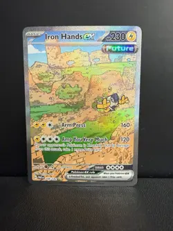 2023 Pokemon Iron Hands ex SIR 248/182 PAR Paradox Rift Near Mint - Image 1