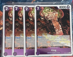 One Piece Card Game King OP08-060 English Playset X4! - Image 1