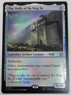 The Walls Of Ba Sing Se M 0261 Foil Magic Avatar The Last Airbender TLA MTG M/NM - Image 1