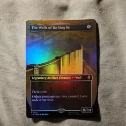 MTG The Walls of Ba Sing Se TLA 329 mythic NM/M Borderless FOIL - Image 1