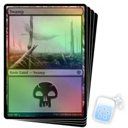 FOIL SWAMP (268) X4 Dominaria United DMU Magic MTG MINT CARD - Image 1
