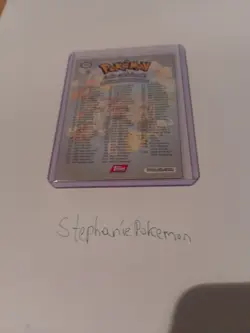 Topps Pokemon 1999 Tv Animation Series 1 Checklist Red Logo Mint Pack Fresh - Image 2