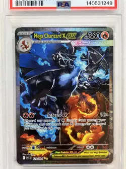 PSA 10 Mega Charizard X Ex #125/094 - Phantasmal Flames Pokemon TCG - PRISTINE - Image 3