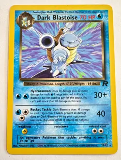 Pokemon Vintage 2000 1st Edition Dark Blastoise 20/82 Non Holo Rare! - Image 1