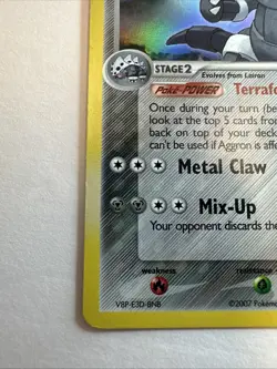 Pokemon TCG Power Keepers Aggron 1/108 Stamped Reverse Holo Near Mint - Image 4