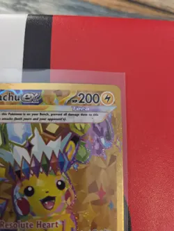 [NM] Pikachu ex 247/191 Surging Sparks (SSP) Gold Full Art Hyper Rare 2024 - Image 4