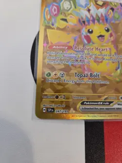 [NM] Pikachu ex 247/191 Surging Sparks (SSP) Gold Full Art Hyper Rare 2024 - Image 5