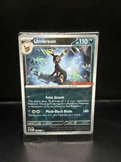 Pokemon Umbreon - 130/197 - Obsidian Flames Gamestop Stamped Sealed Promo Card - Image 1