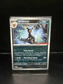 Pokemon Umbreon - 130/197 - Obsidian Flames Gamestop Stamped Sealed Promo Card - Image 2