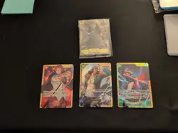 One Piece Tcg English Lot of 3 NM SEC + 1 Illustration Promo Card Sealed - Image 1