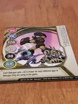 NEW Bakugan Metal Gate Card Teamwork - Image 1