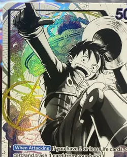 One Piece TCG - Monkey.D.Luffy ST29-001 Alt Art Leader Card - ST29 Bonus NM/M - Image 3