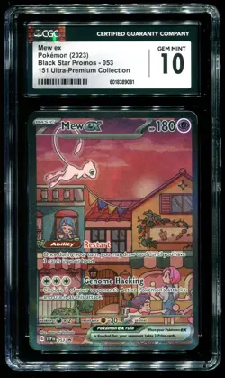 CGC 10 Mew ex 151 Ultra Premium Collection Promo 2023 Pokemon Card #053 - Image 1