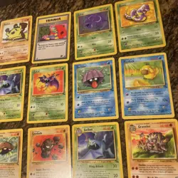 Vintage Bulk Base Cards Pokemon Card Pokemon 88 Cards Near Mint - Image 4