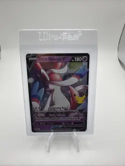 Dark Sylveon v SWSH134 2021 25th Anniversary Celebrations Promo Card - Image 1