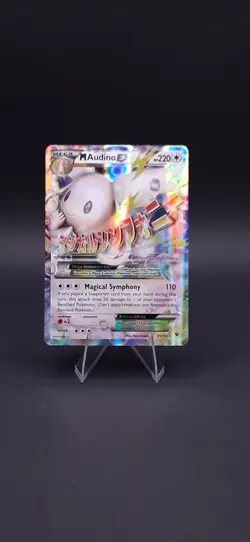 Pokemon TCG Mega M Audino EX Holo Card 85/124 Ultra Rare XY Fates Collide - NM - Image 1