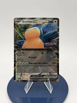 Pokemon TCG Snorlax ex 076/131 Prismatic Evolutions Stamp Stamped Promo Card -NM - Image 1