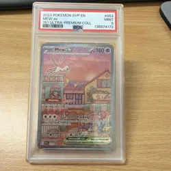 PSA 9 MINT Mew Ex SVP053 ALTERNATE ART HOLO 151 UPC PROMO Pokemon Card - Image 1