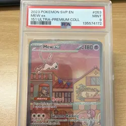 PSA 9 MINT Mew Ex SVP053 ALTERNATE ART HOLO 151 UPC PROMO Pokemon Card - Image 3