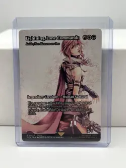 Lightning Lone Commando MTG #0054 Final Fantasy Non-Foil Card - Image 1