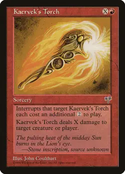 Kaervek's Torch [Mirage] Magic MTG - Image 1