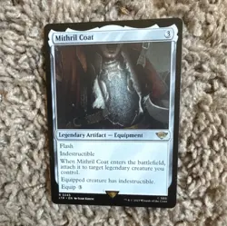 Magic: The Gathering Mithril Coat Legendary Artifact Equipment Rare Lord of the. - Image 1