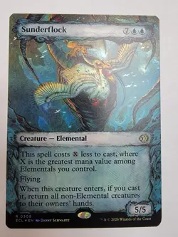 BRAND NEW Magic the Gathering: Sunderflock (Showcase) Lorwyn Eclipsed Foil - Image 1