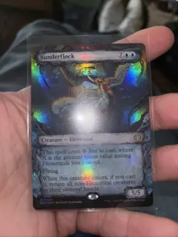 BRAND NEW Magic the Gathering: Sunderflock (Showcase) Lorwyn Eclipsed Foil - Image 1