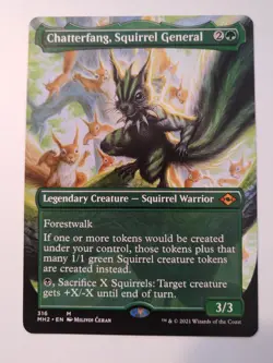 MTG Chatterfang, Squirrel General - Borderless - Modern Horizons 2 - Image 1