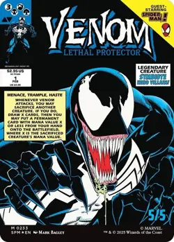 Eddie Brock (0233) (Borderless) - Marvel's Spider-Man (SPM) (Foil) (Near Mint) - Image 2