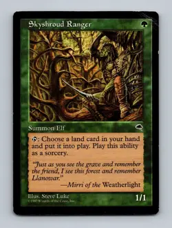 Skyshroud Ranger Tempest Non-Foil MTG MP - Image 1